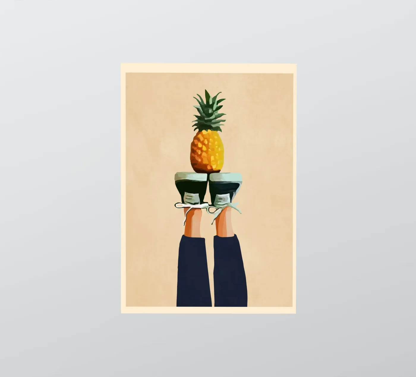 Pineapple sticker van cityart
