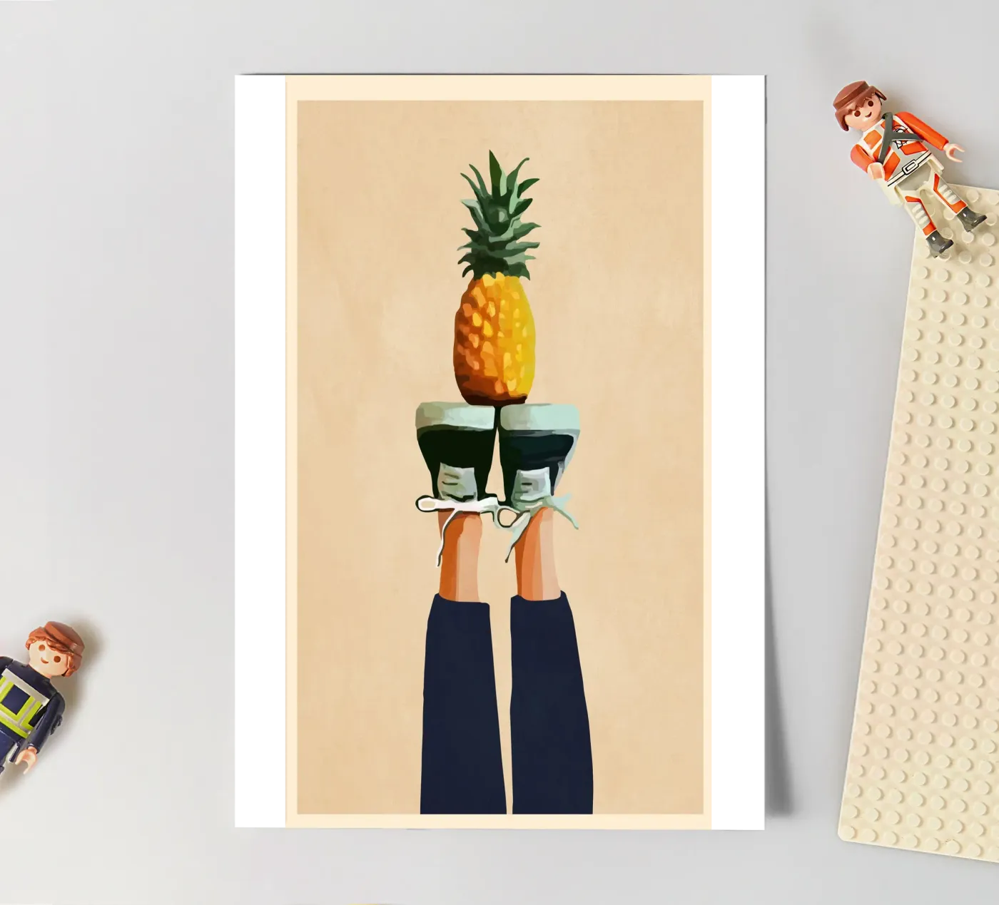 Pineapple stickervel van cityart