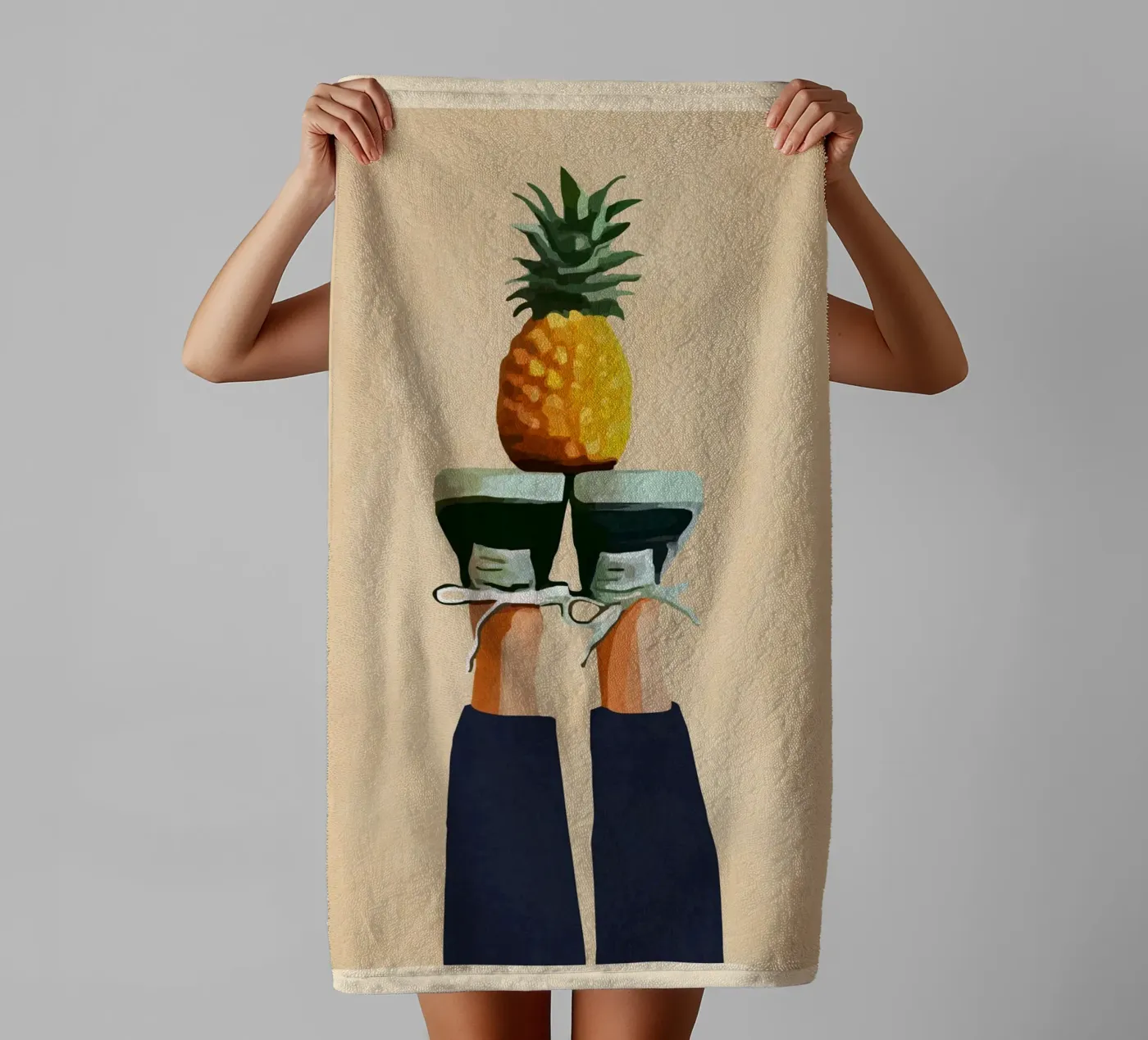 Pineapple towel by cityart