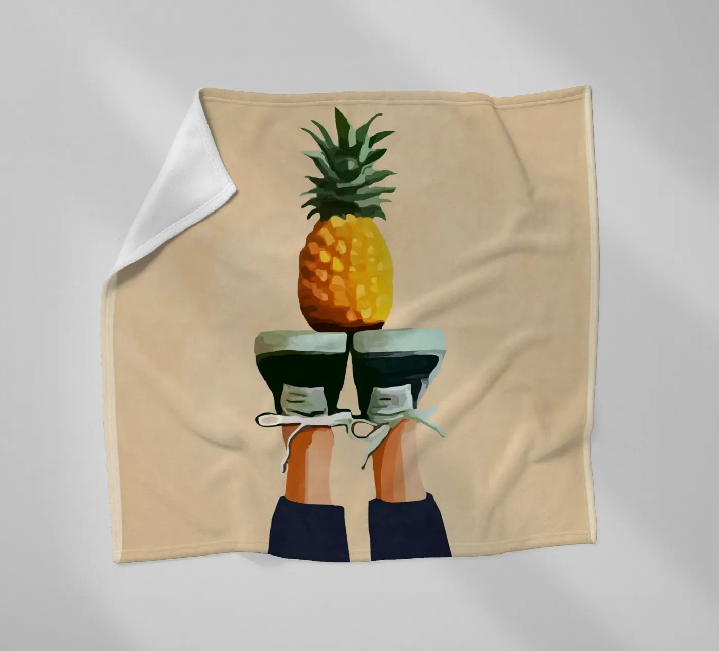 Pineapple fleecedeken van cityart