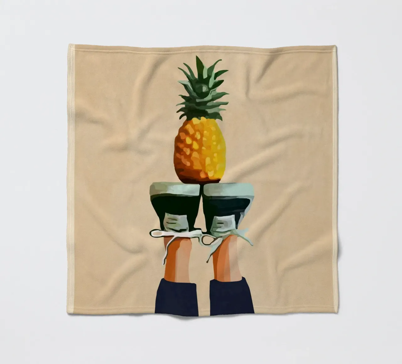 Pineapple Fleecedecke von cityart