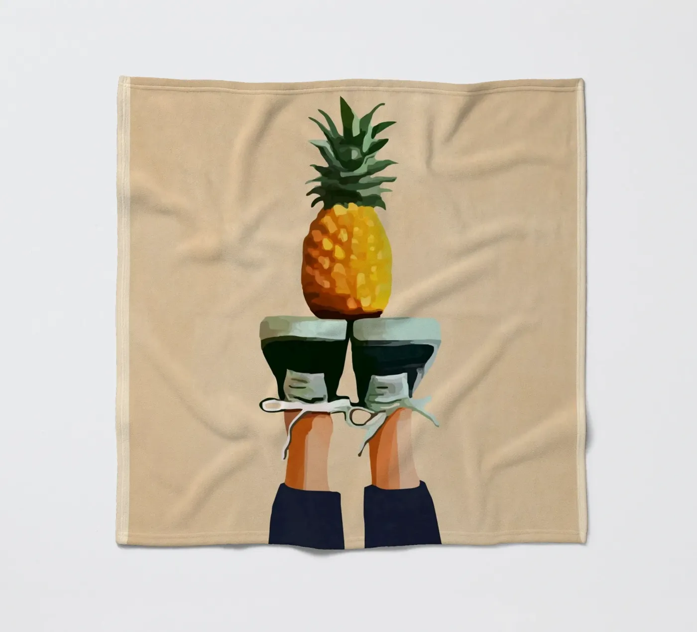 Pineapple fleecedeken van cityart