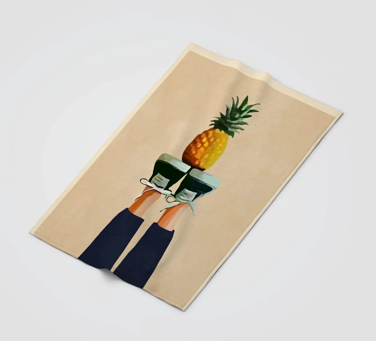 Pineapple Fleecedecke von cityart