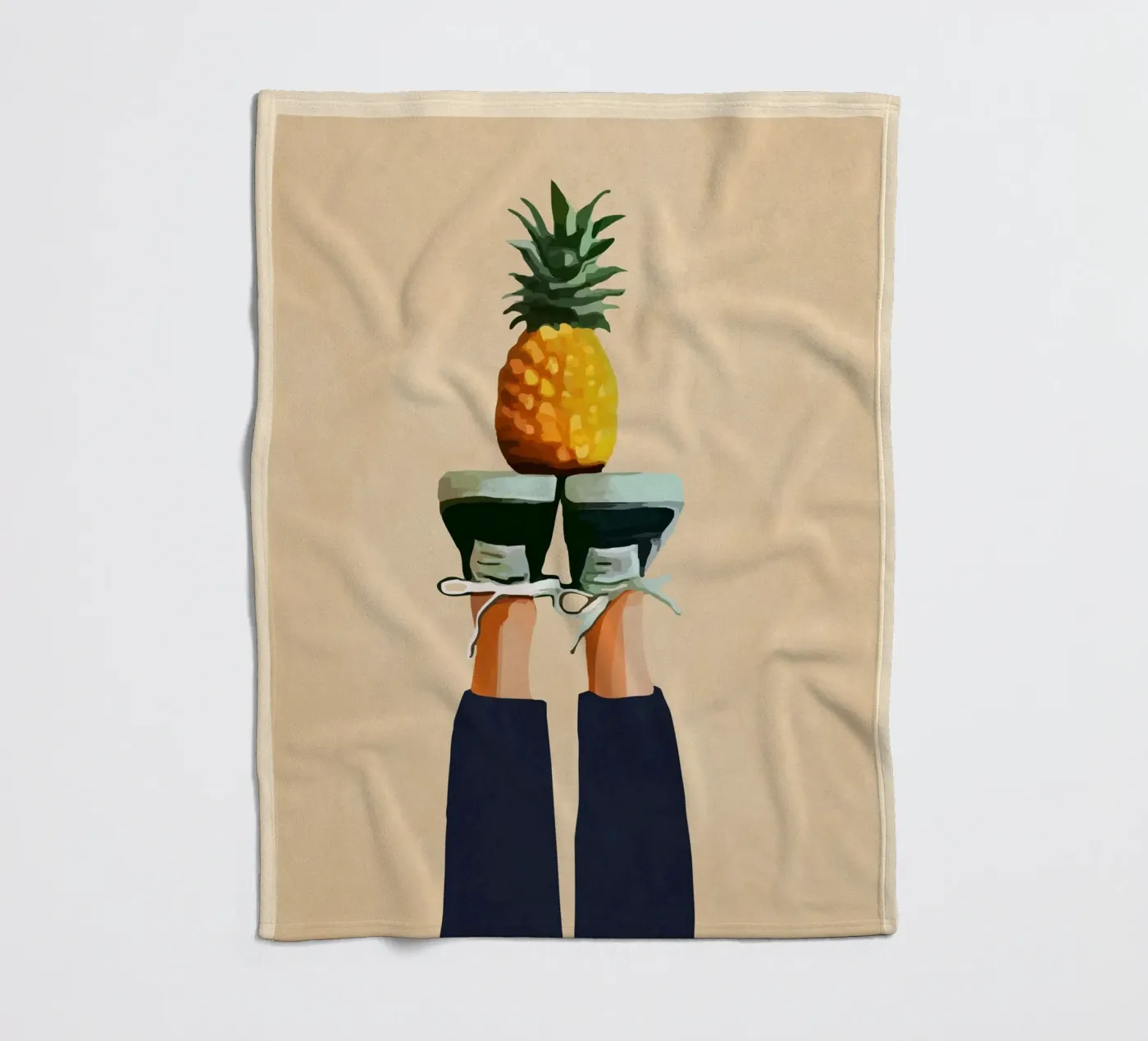 Pineapple fleecedeken van cityart