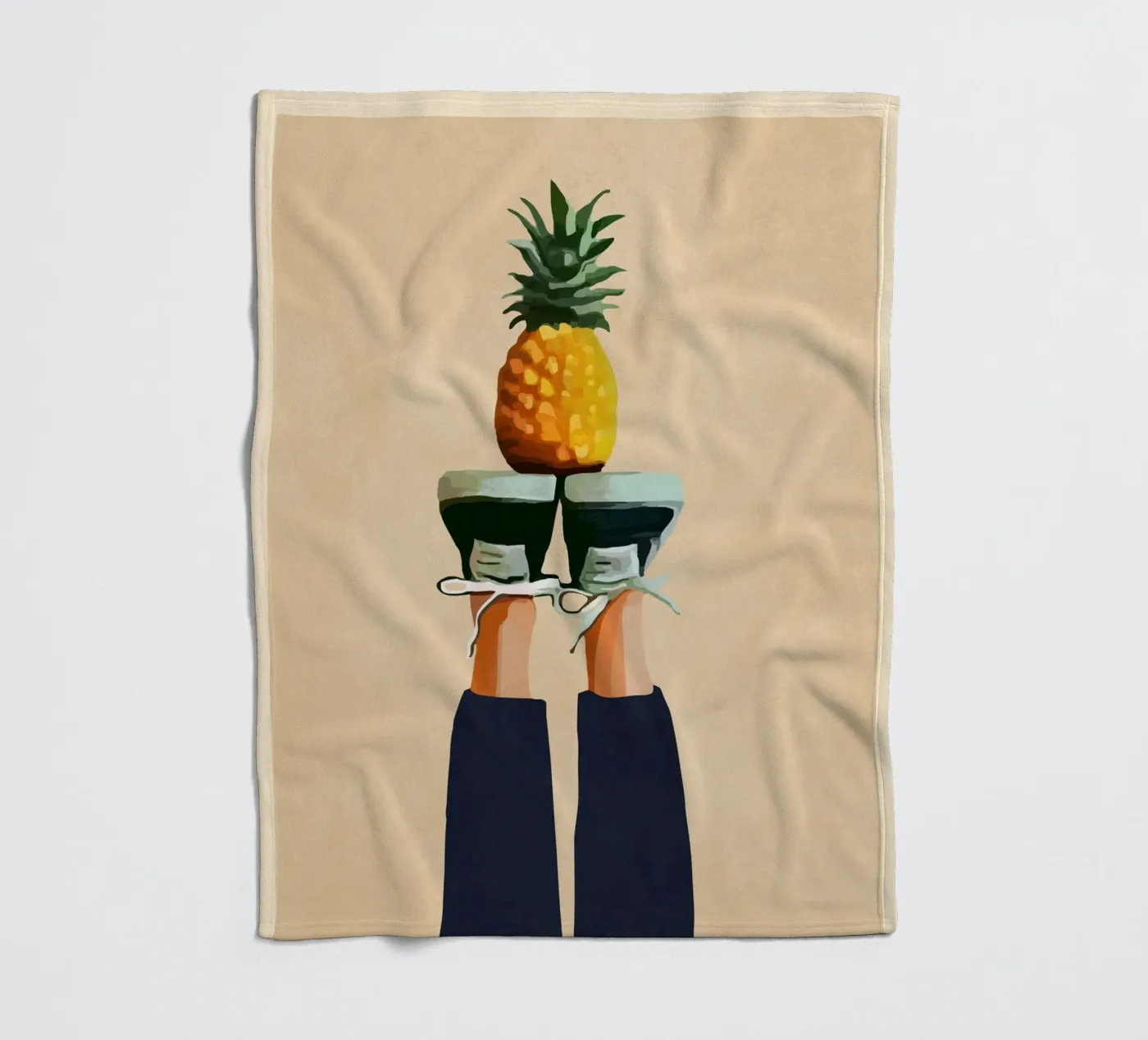 Pineapple fleecedeken van cityart