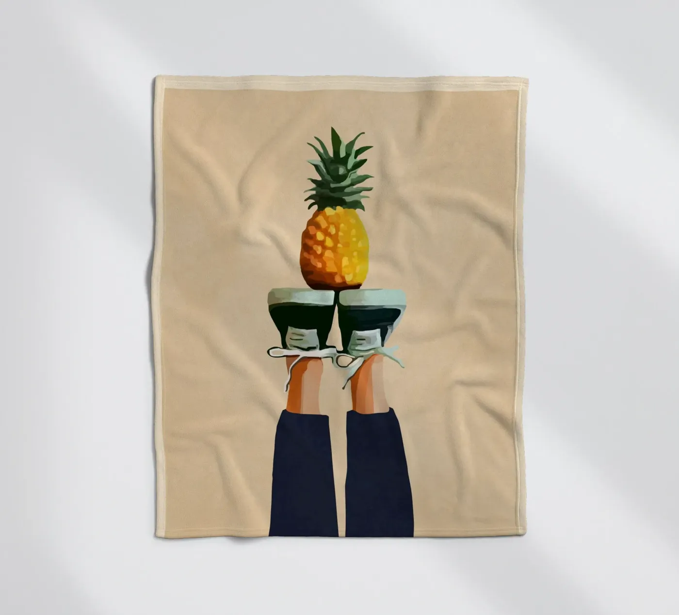 Pineapple fleecedeken van cityart