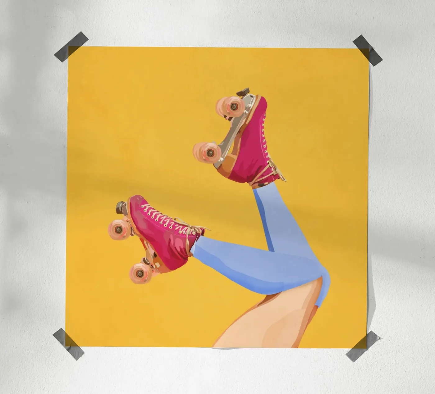 Rollerblades 1 poster by cityart