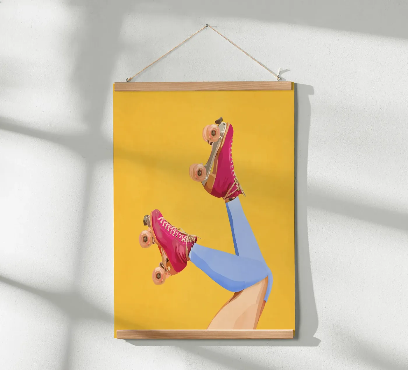Rollerblades 1 poster by cityart