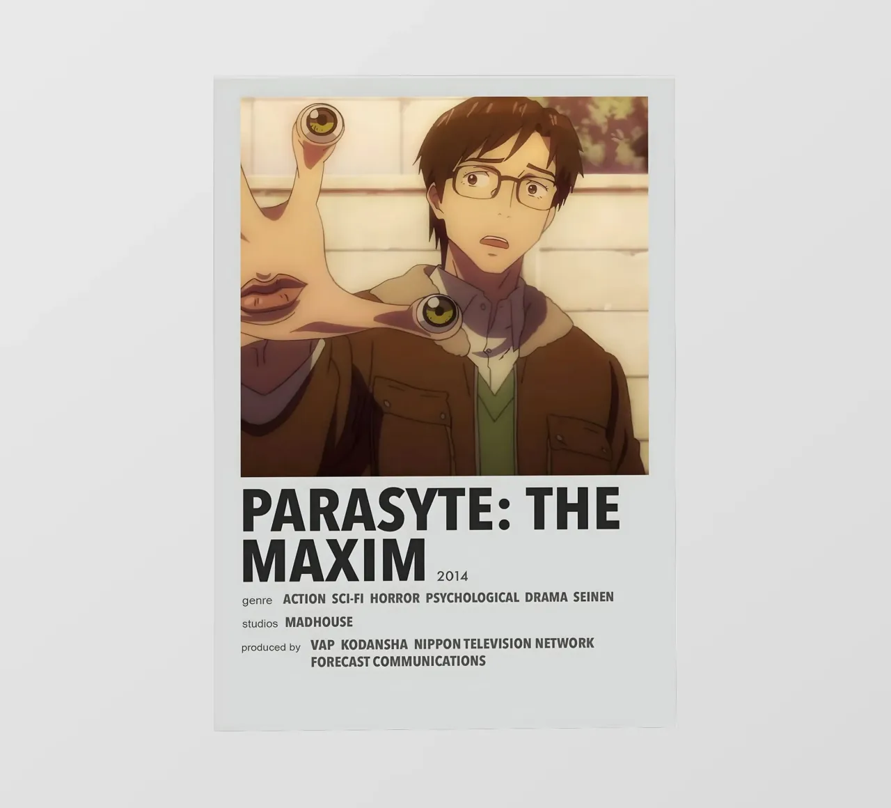 PARASYTE THE MAXIM  genre  2014 telo in pvc da Totoya