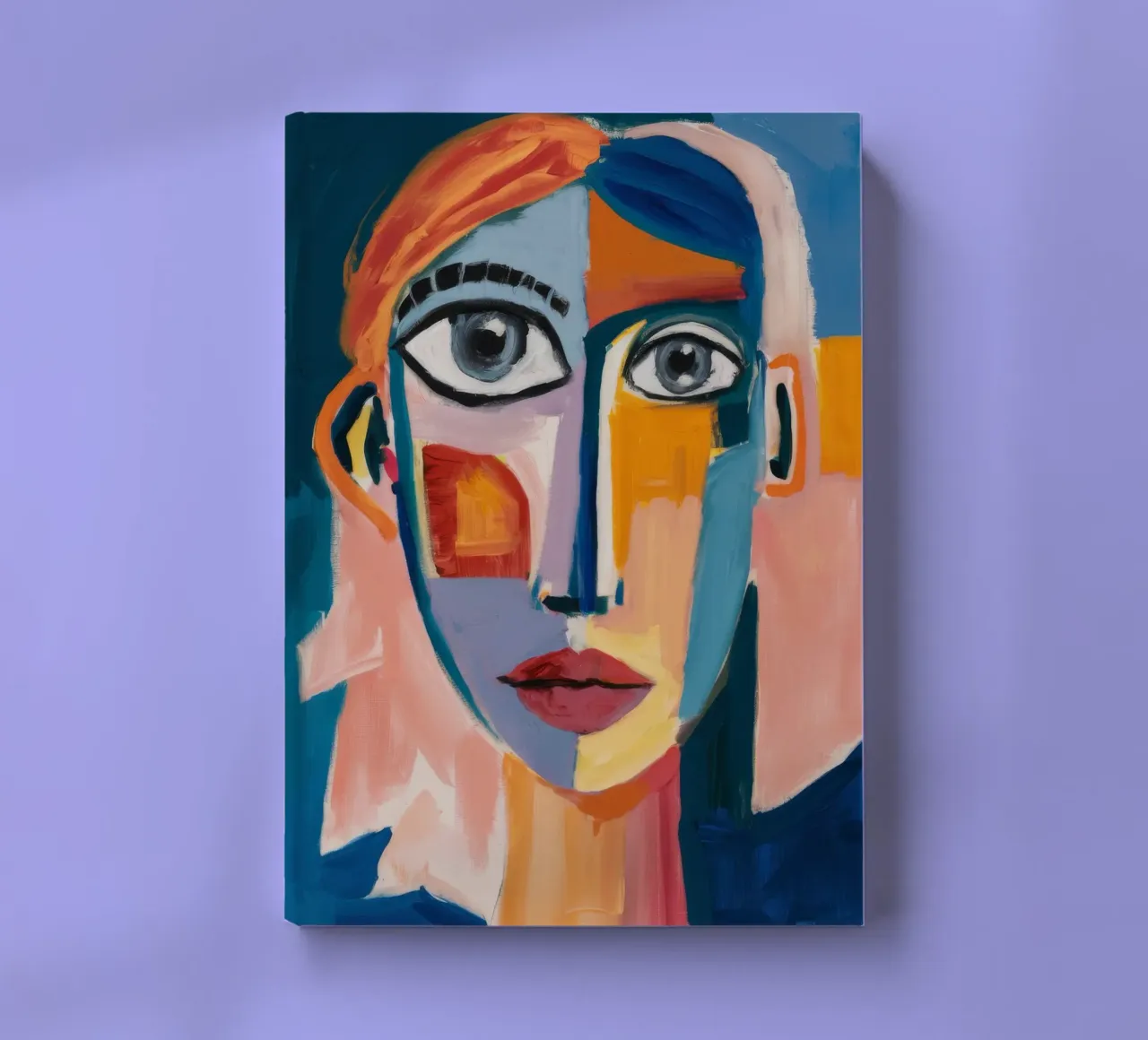 Bold Color Contrast notebook by Lunar Templar