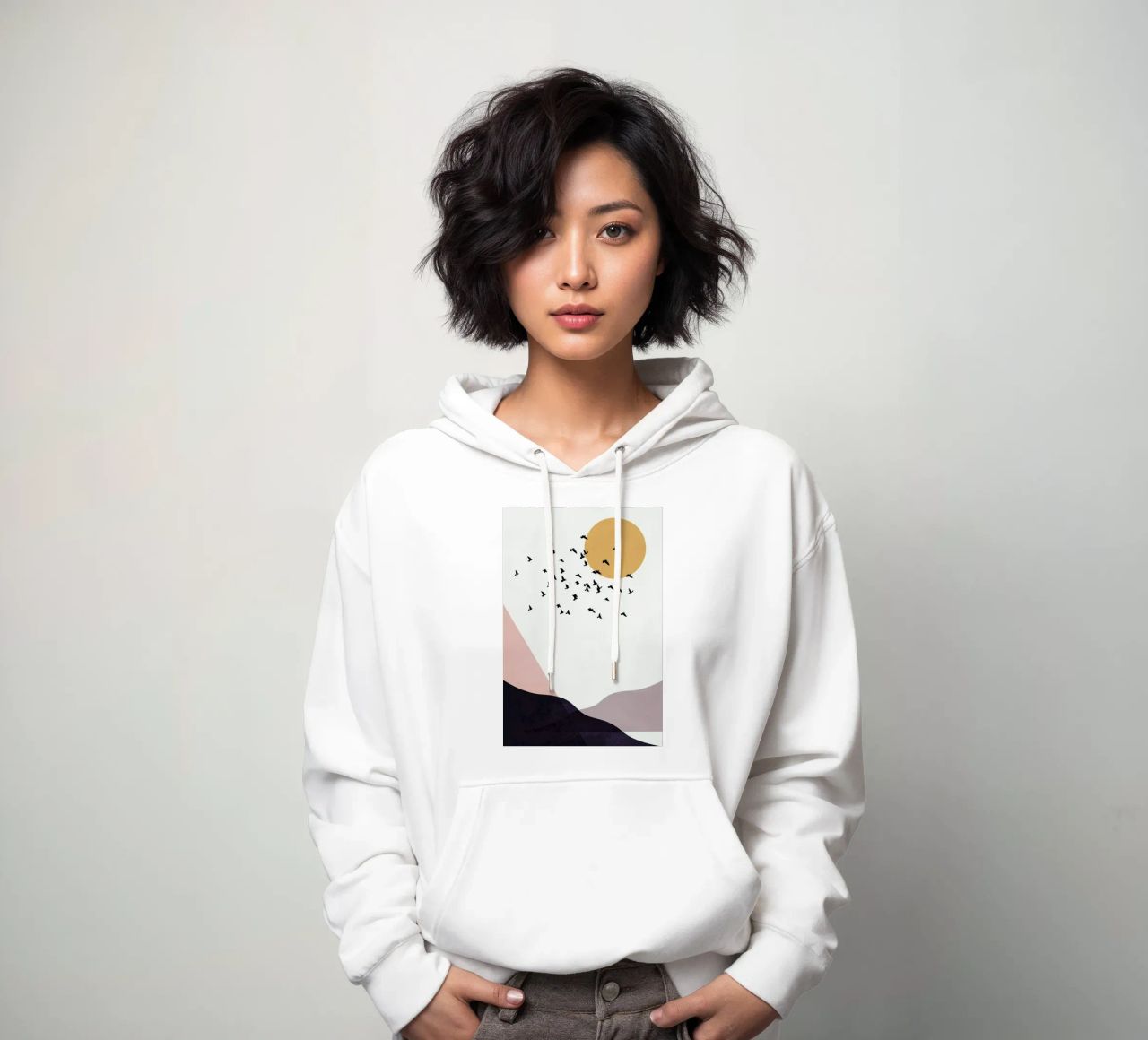 Flock Of Birds III sudadera con capucha de Pure
