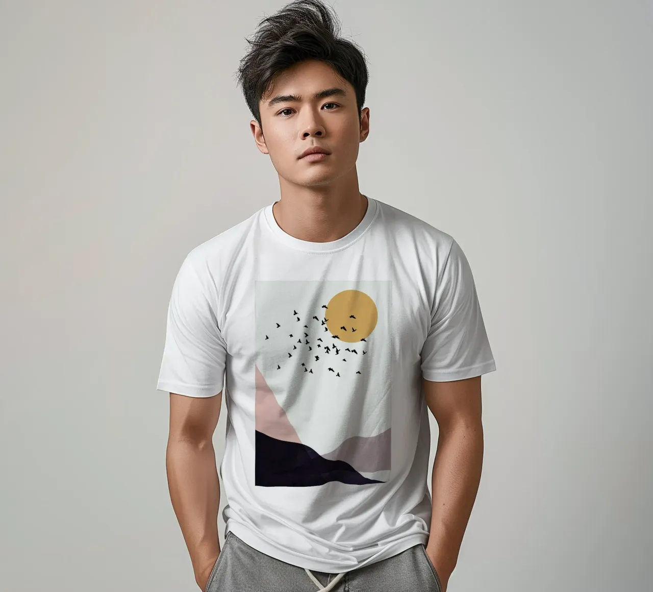 Flock Of Birds III t-shirt da Pure