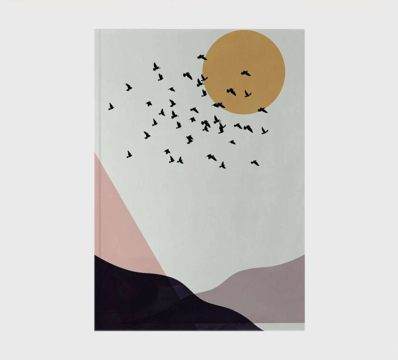 Flock Of Birds III notebook by Pure