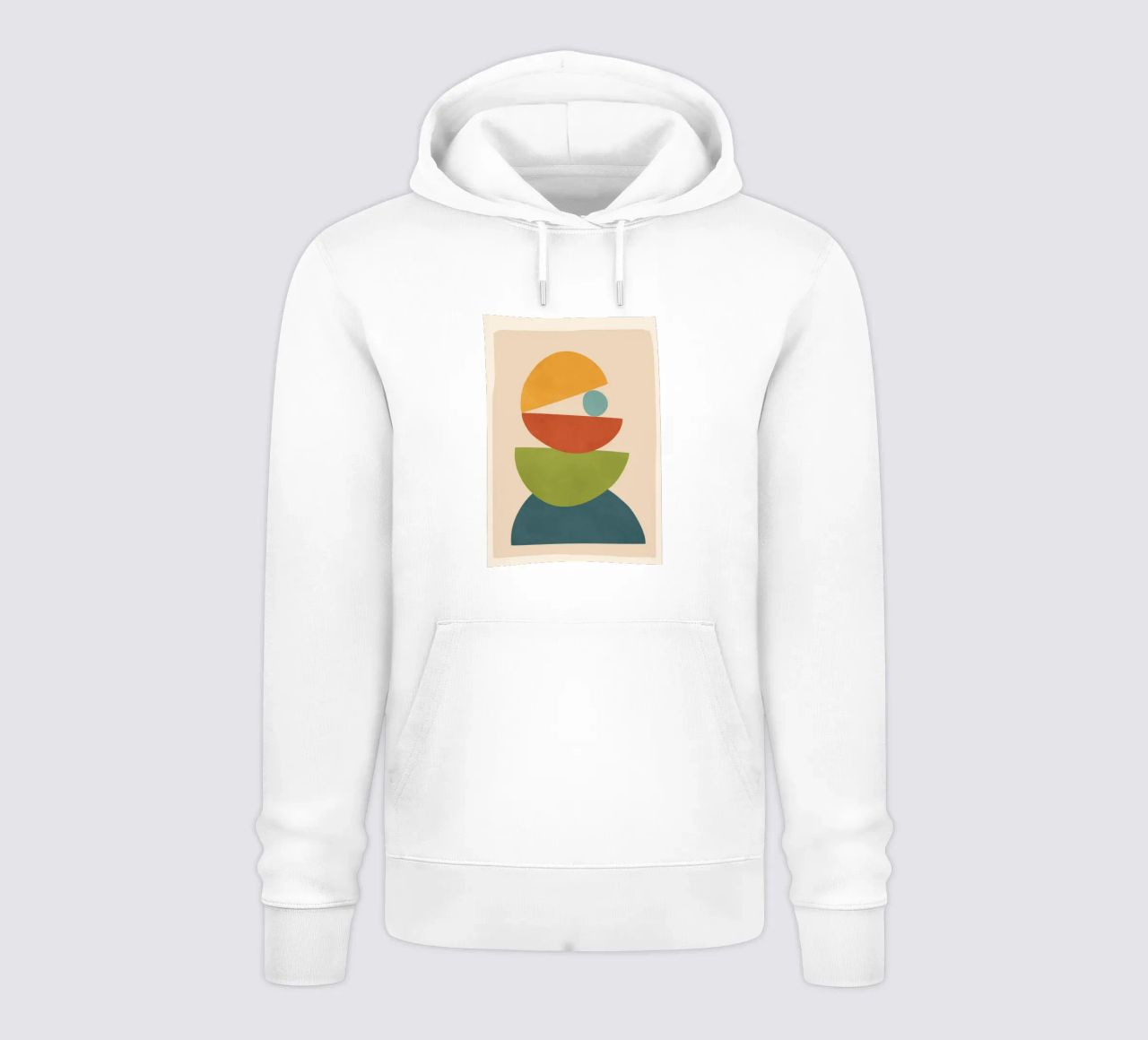 Minimal Balance – Abstract Forms I sudadera con capucha de Nadjaa