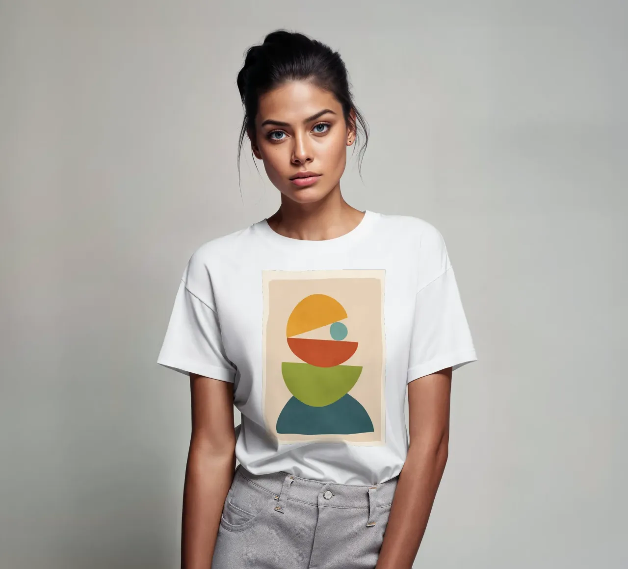 Minimal Balance – Abstract Forms I t-shirt da Nadjaa