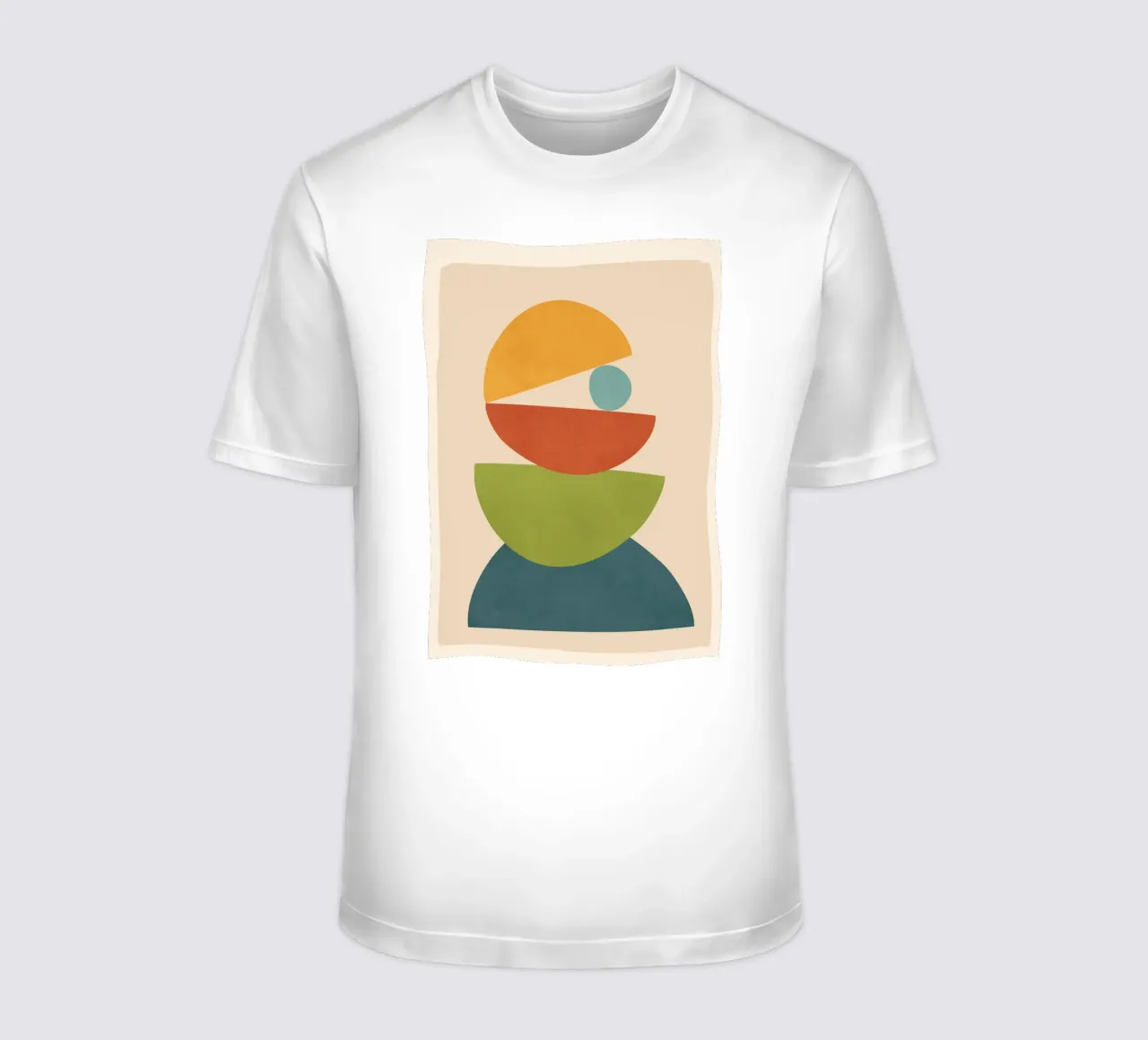 Minimal Balance – Abstract Forms I T-Shirt von Nadjaa