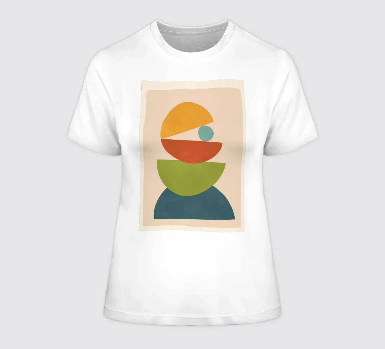 Minimal Balance – Abstract Forms I t-shirt da donna da Nadjaa