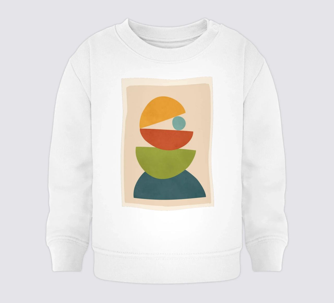 Minimal Balance – Abstract Forms I sudadera de bebé de Nadjaa