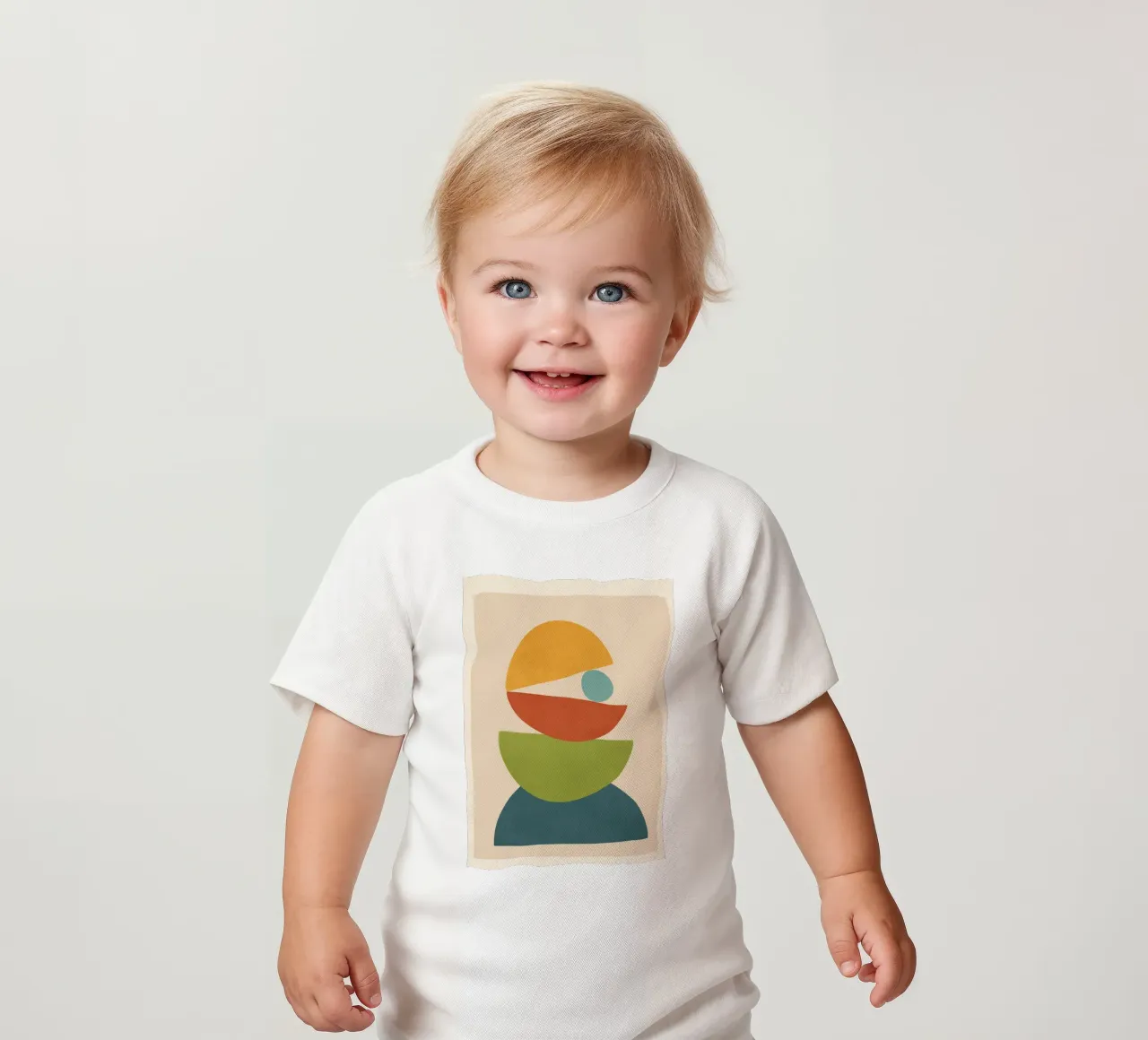 Minimal Balance – Abstract Forms I t-shirt pour bébé de Nadjaa