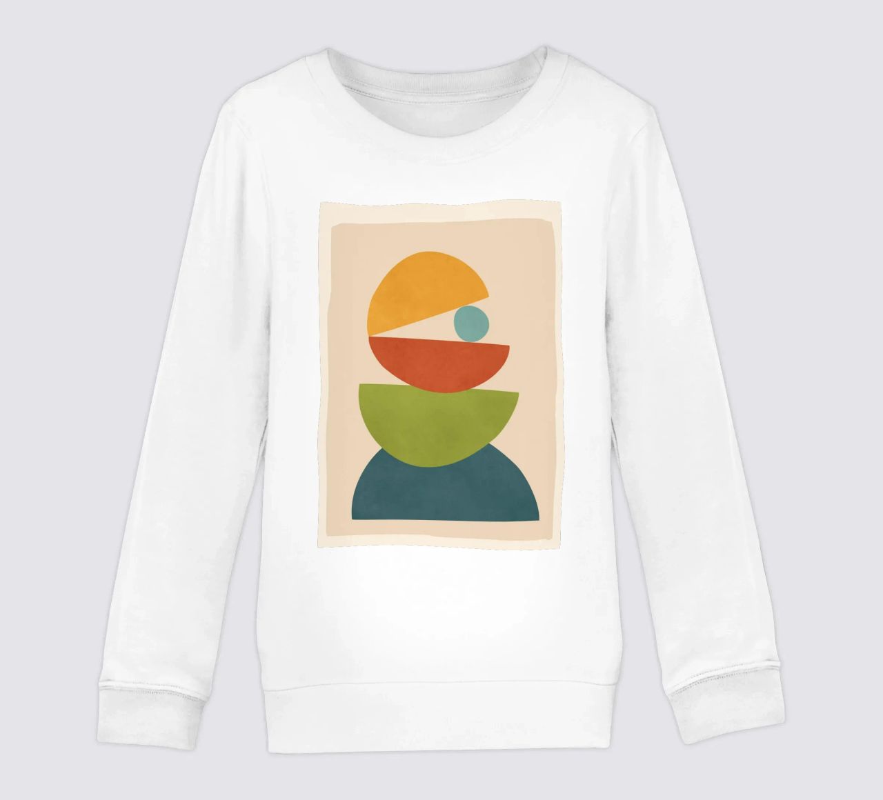 Minimal Balance – Abstract Forms I sudadera para niño de Nadjaa