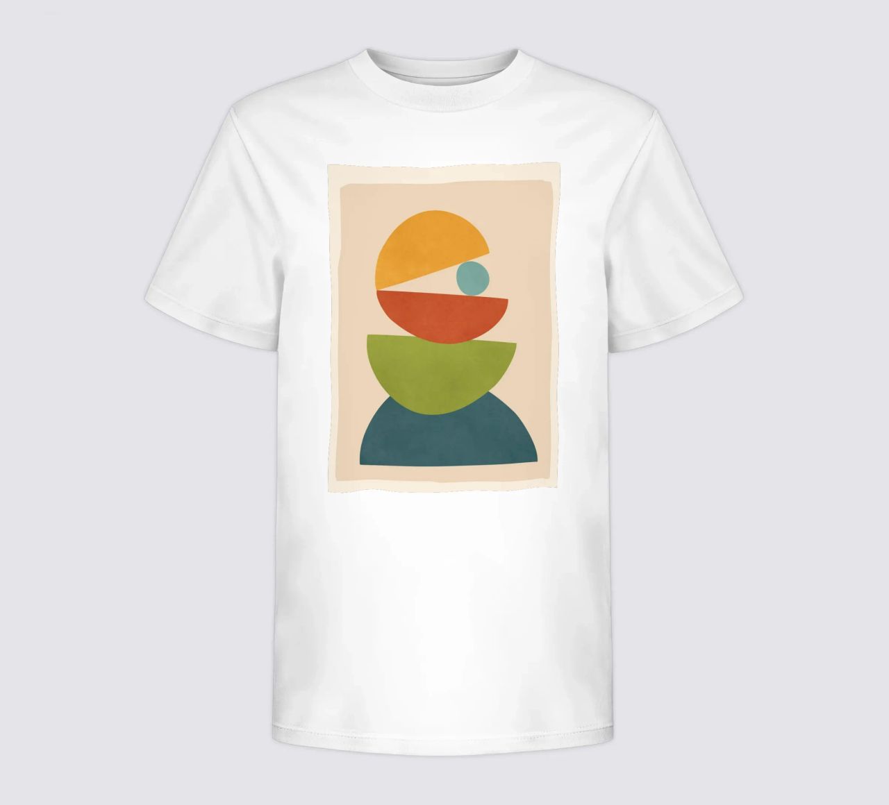 Minimal Balance – Abstract Forms I t-shirt bambini da Nadjaa