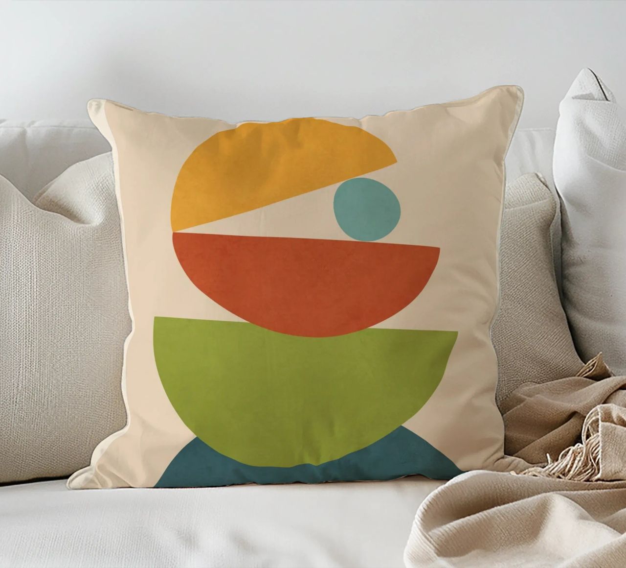 Minimal Balance – Abstract Forms I cuscino da Nadjaa