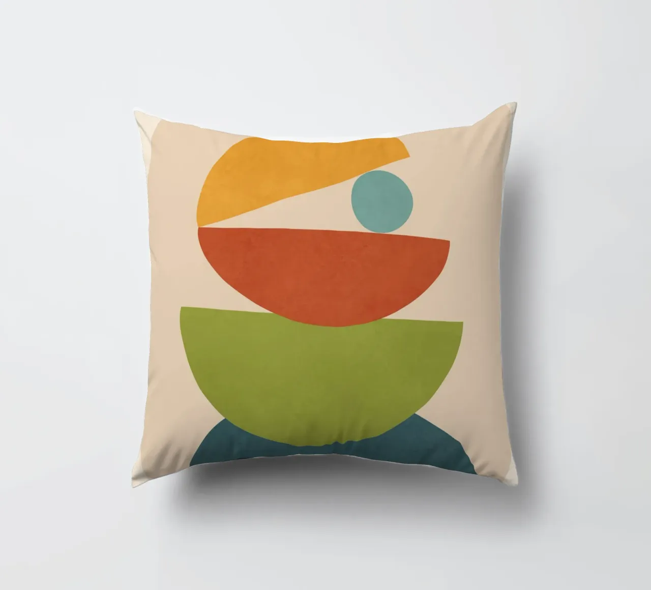 Minimal Balance – Abstract Forms I Kissen von Nadjaa