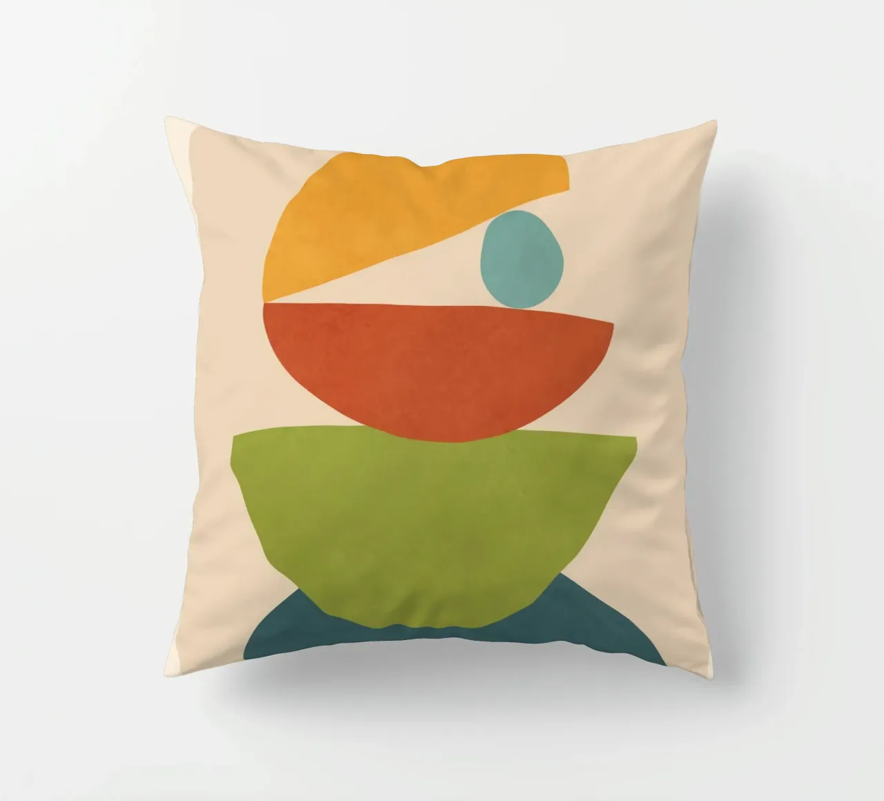 Minimal Balance – Abstract Forms I Kissen von Nadjaa