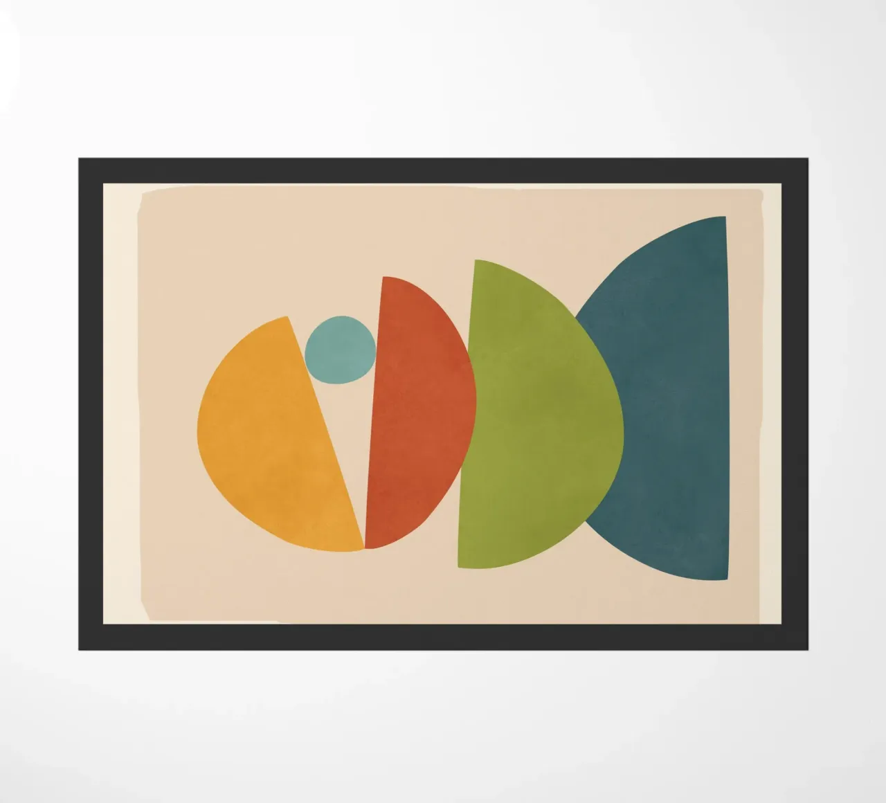 Minimal Balance – Abstract Forms I paillasson de Nadjaa