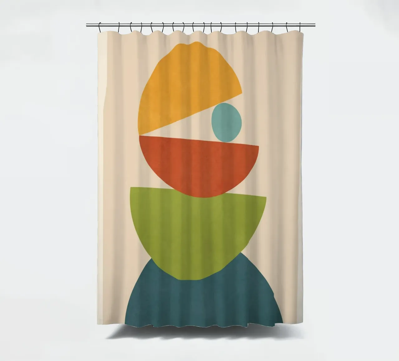 Minimal Balance – Abstract Forms I tenda da doccia da Nadjaa