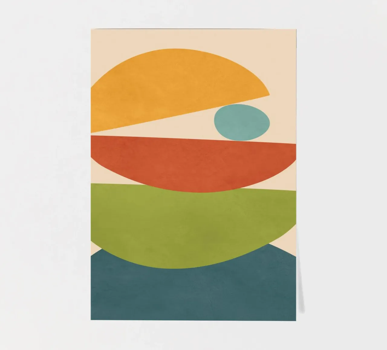 Minimal Balance – Abstract Forms I foglio adesivo da Nadjaa