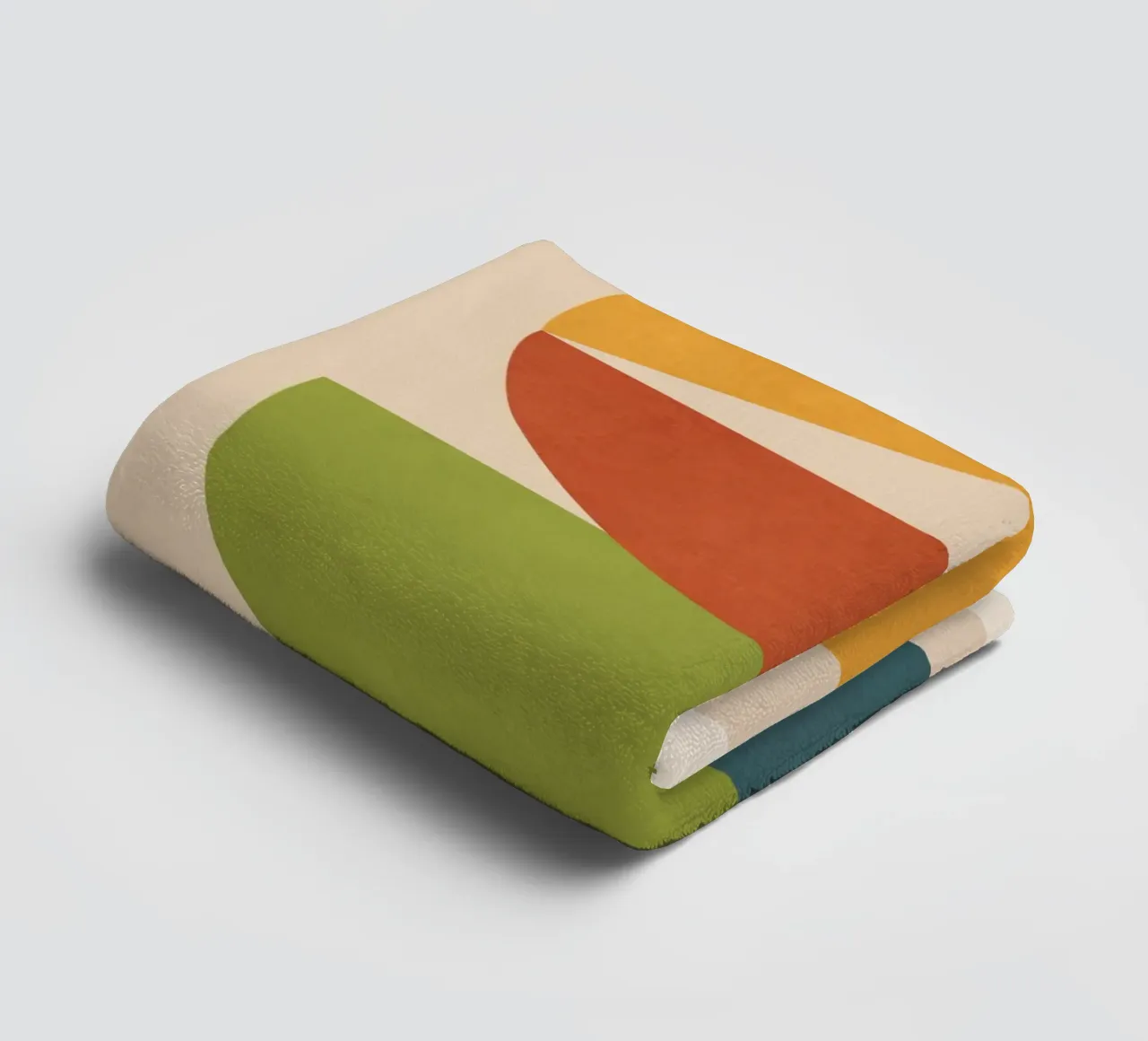 Minimal Balance – Abstract Forms I Handtuch von Nadjaa