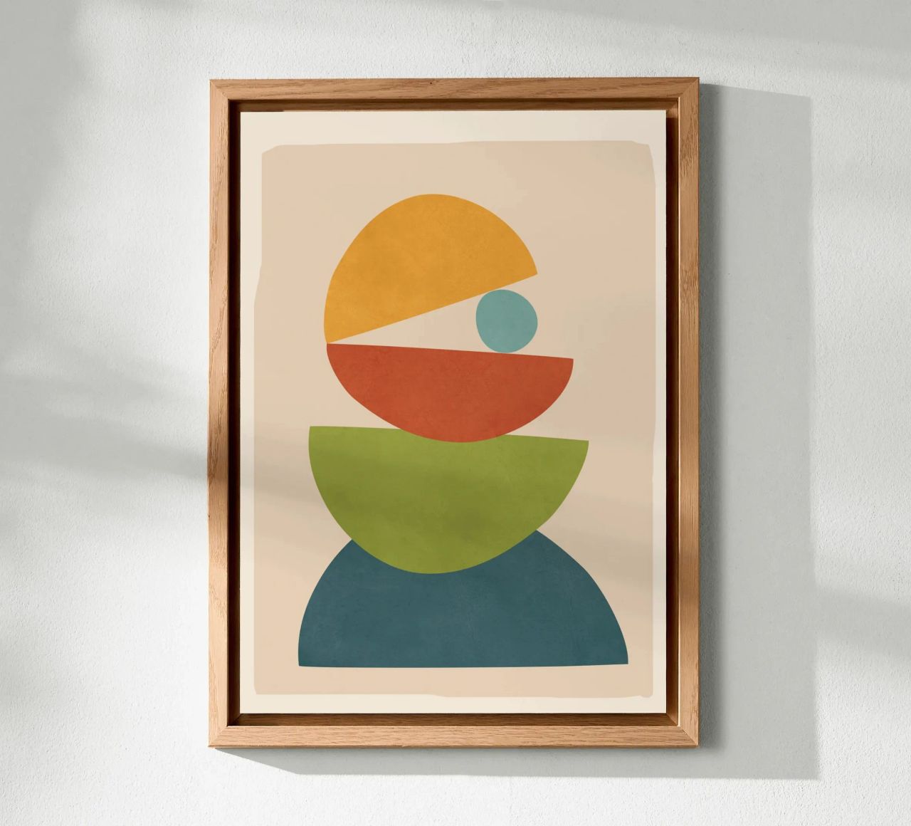 Minimal Balance – Abstract Forms I alluminio dibond da Nadjaa