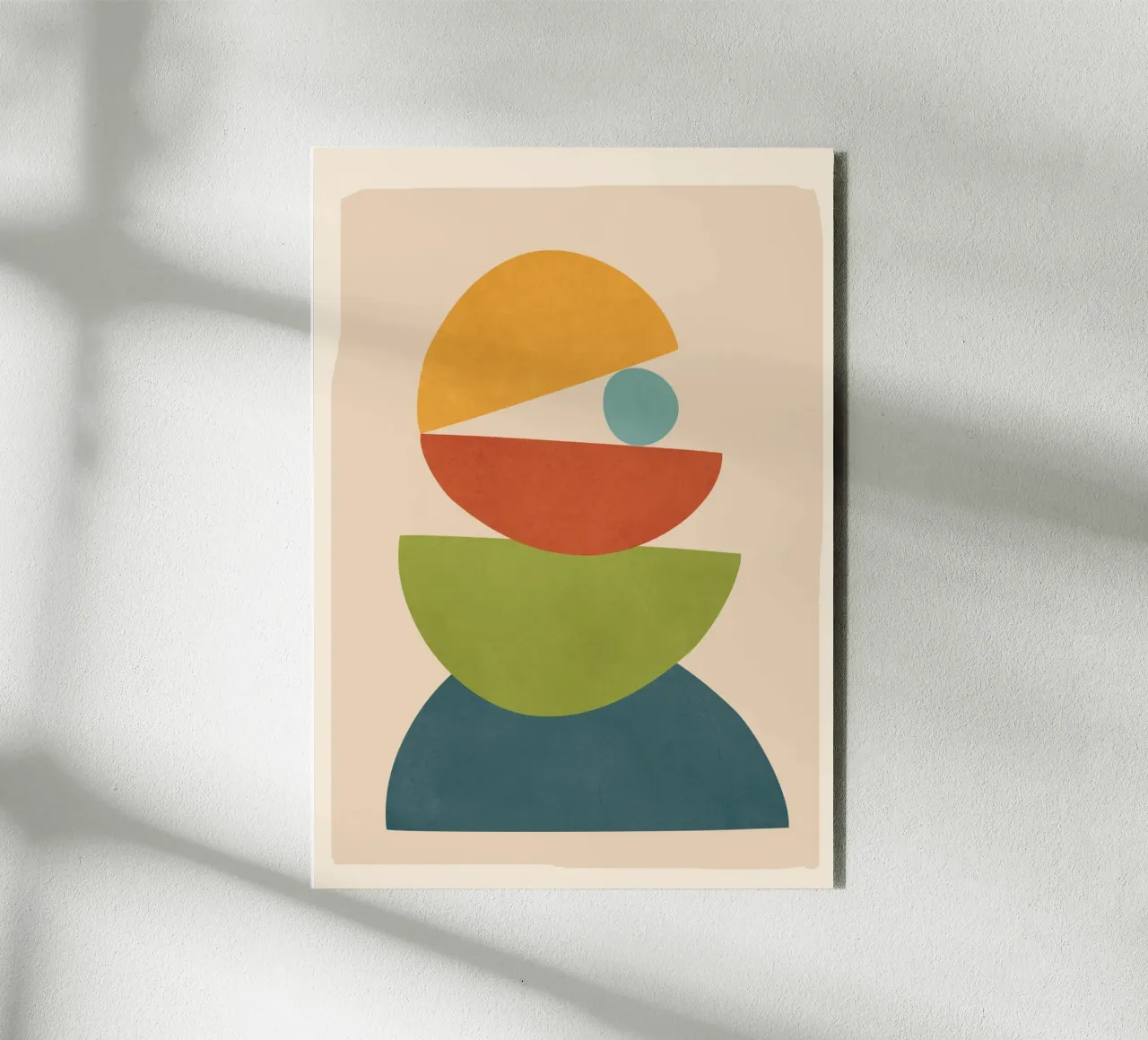 Minimal Balance – Abstract Forms I alluminio dibond da Nadjaa