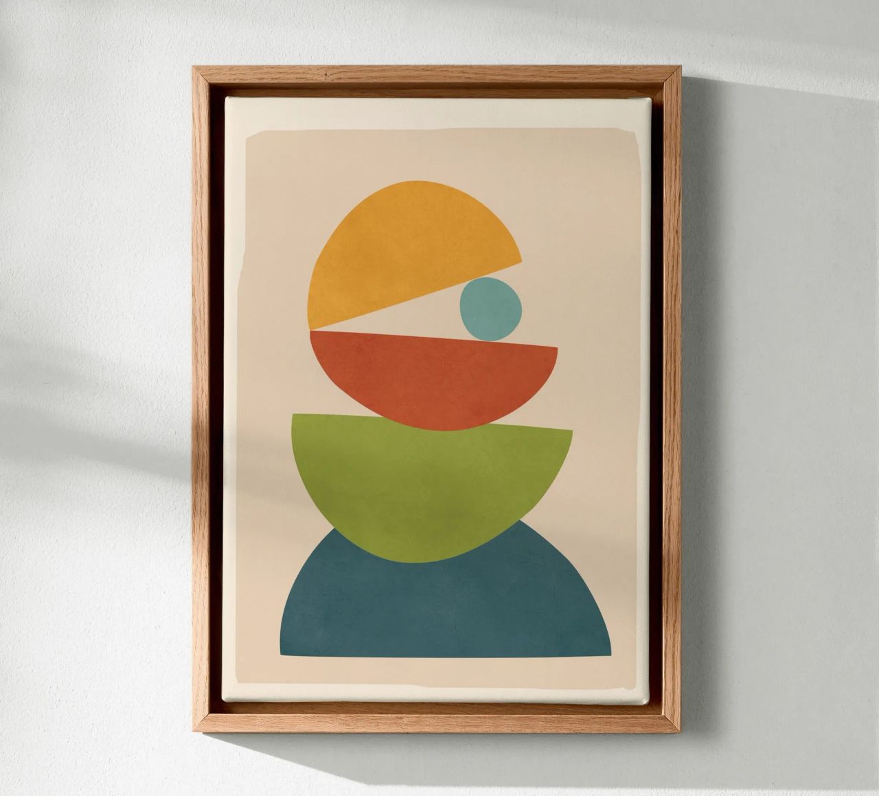 Minimal Balance – Abstract Forms I tela da Nadjaa