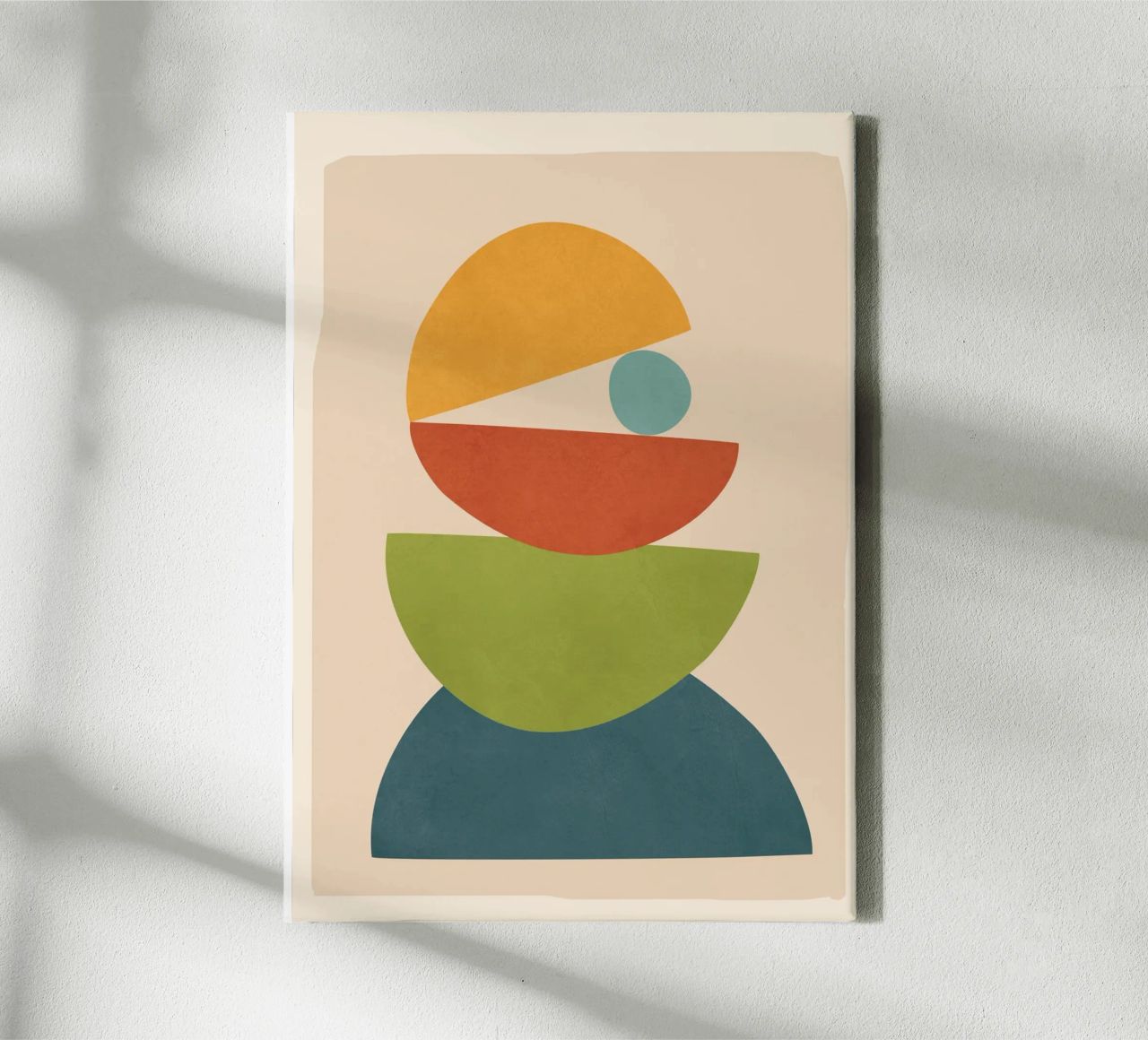 Minimal Balance – Abstract Forms I tela da Nadjaa