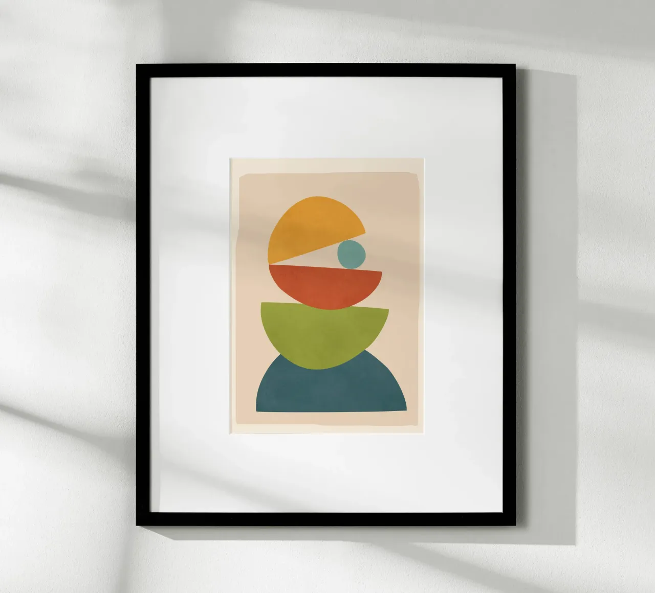 Minimal Balance – Abstract Forms I carta hahnemühle da Nadjaa