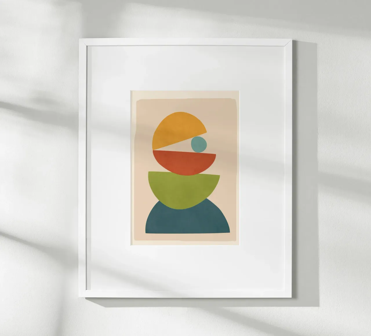 Minimal Balance – Abstract Forms I carta hahnemühle da Nadjaa