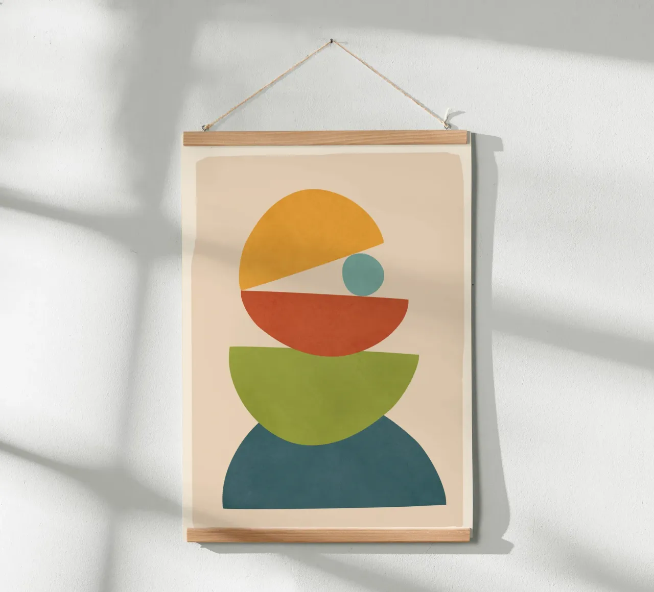 Minimal Balance – Abstract Forms I carta hahnemühle da Nadjaa