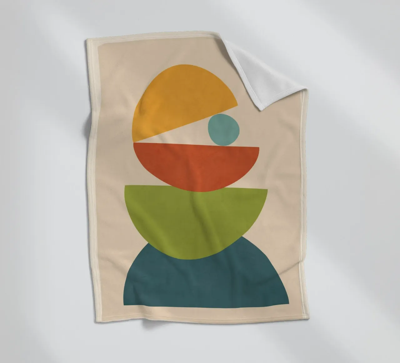 Minimal Balance – Abstract Forms I coperta in pile da Nadjaa