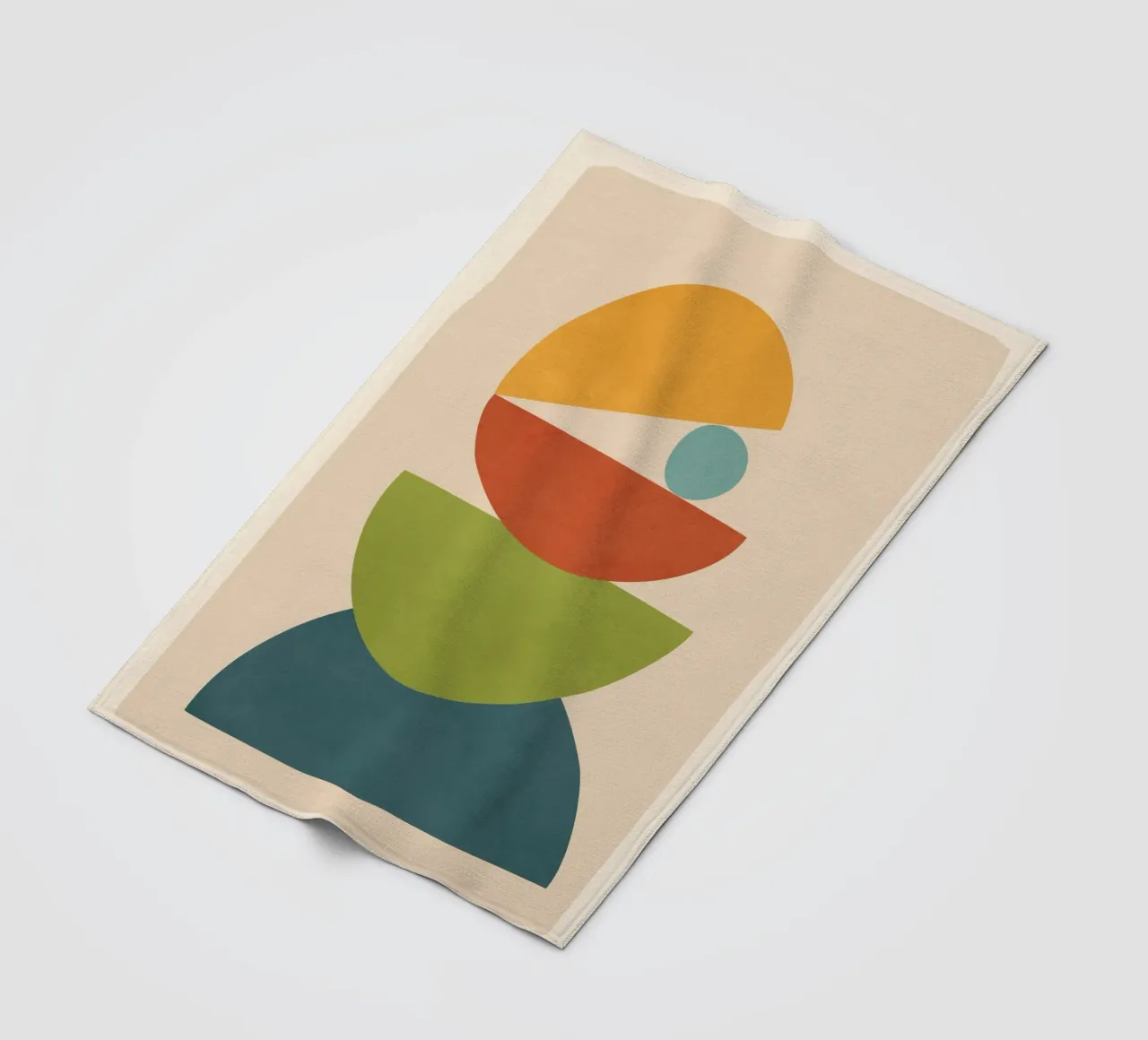 Minimal Balance – Abstract Forms I plaid polaire de Nadjaa