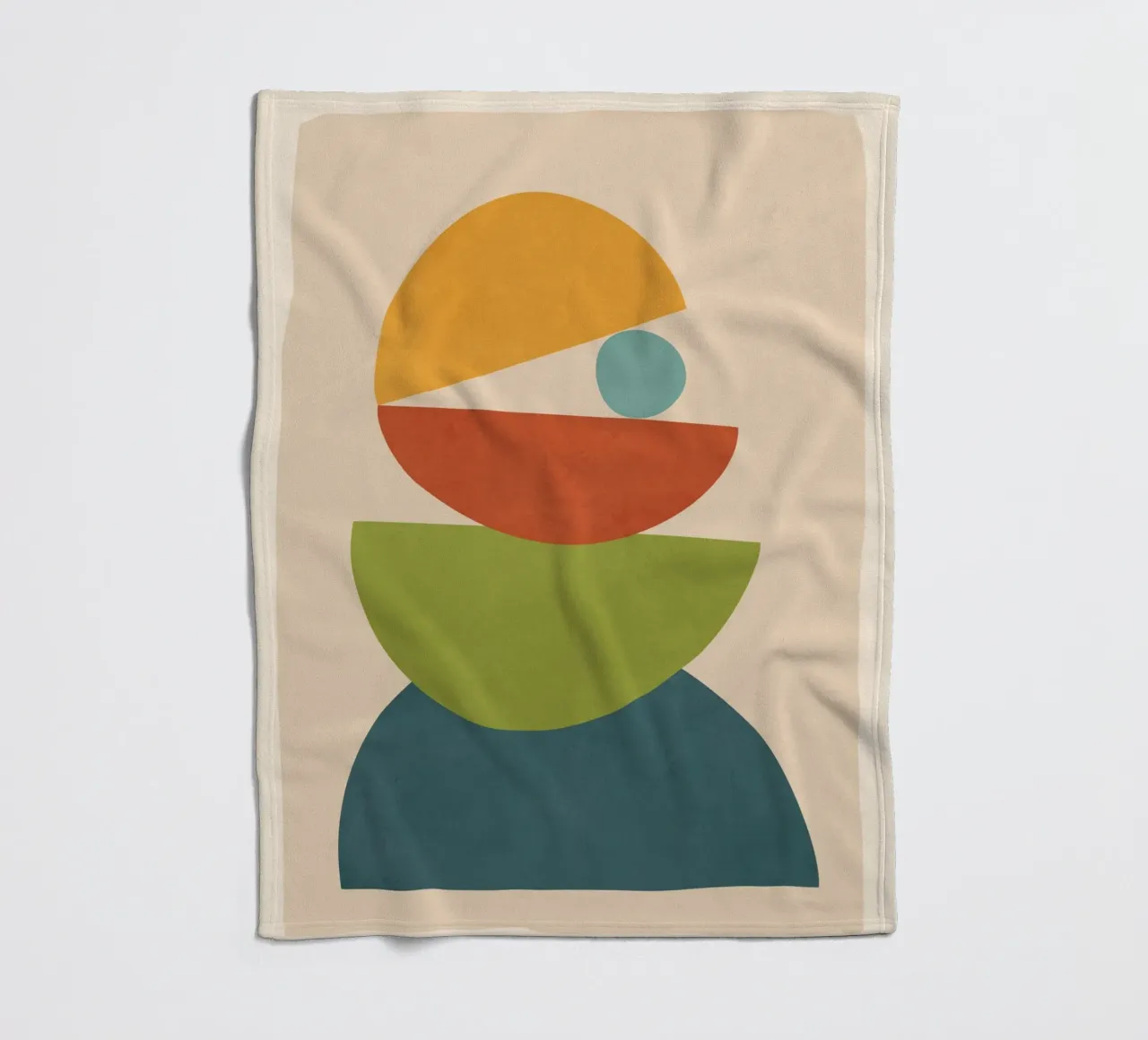 Minimal Balance – Abstract Forms I coperta in pile da Nadjaa