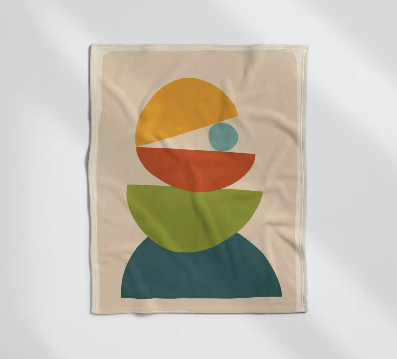 Minimal Balance – Abstract Forms I coperta in pile da Nadjaa