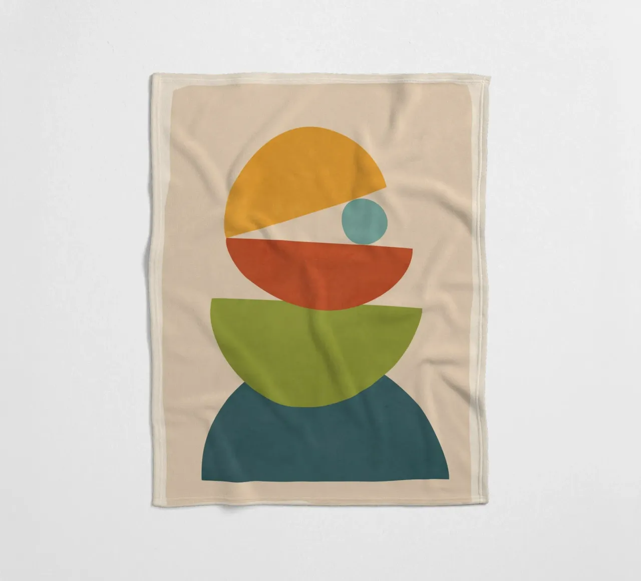 Minimal Balance – Abstract Forms I coperta in pile da Nadjaa