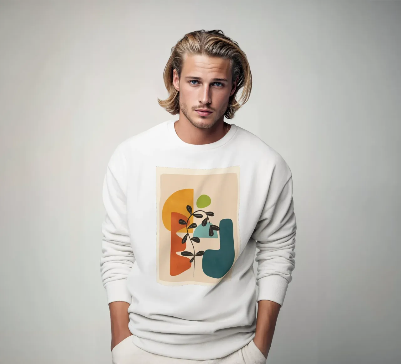 Minimal Balance – Abstract Forms II sweat de Nadjaa