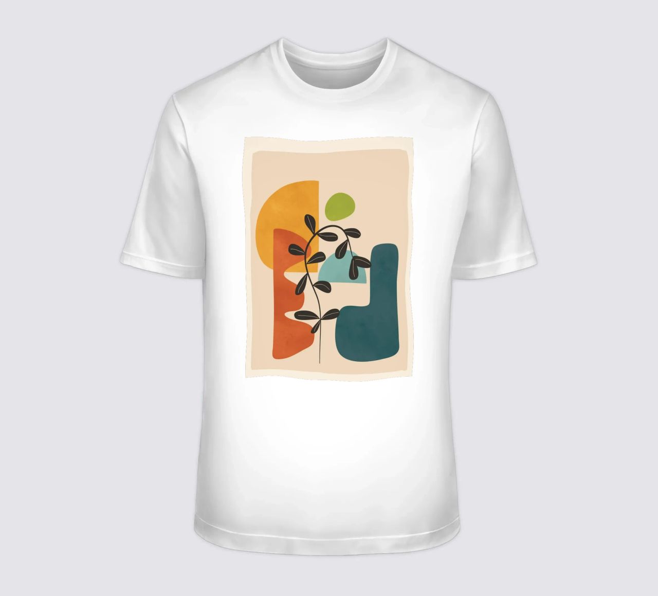 Minimal Balance – Abstract Forms II t-shirt da Nadjaa