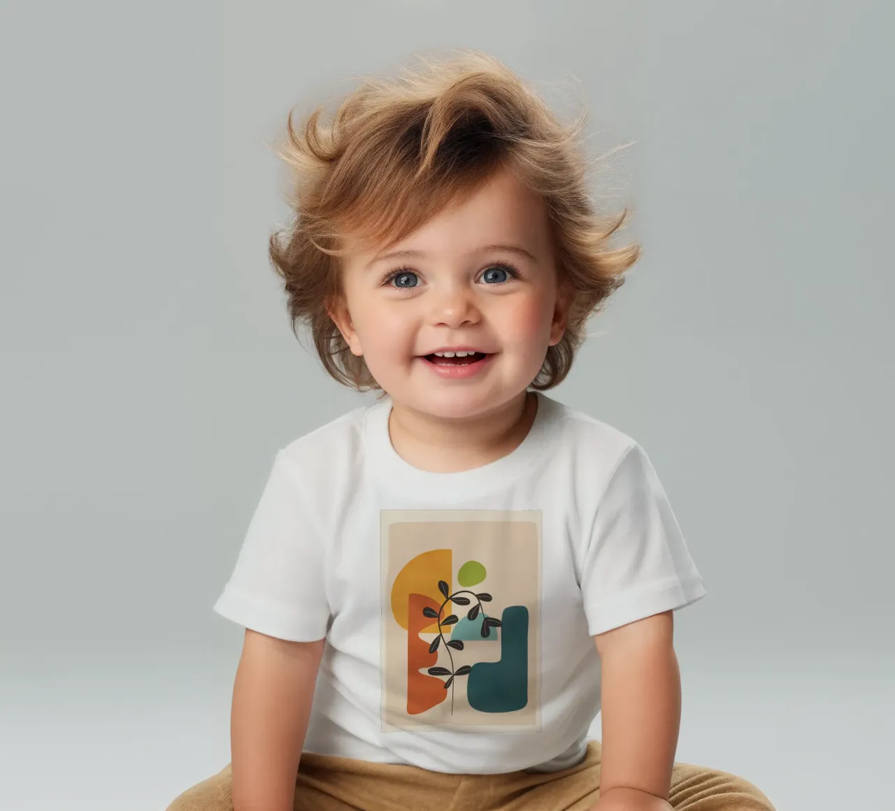 Minimal Balance – Abstract Forms II Baby T-Shirt von Nadjaa