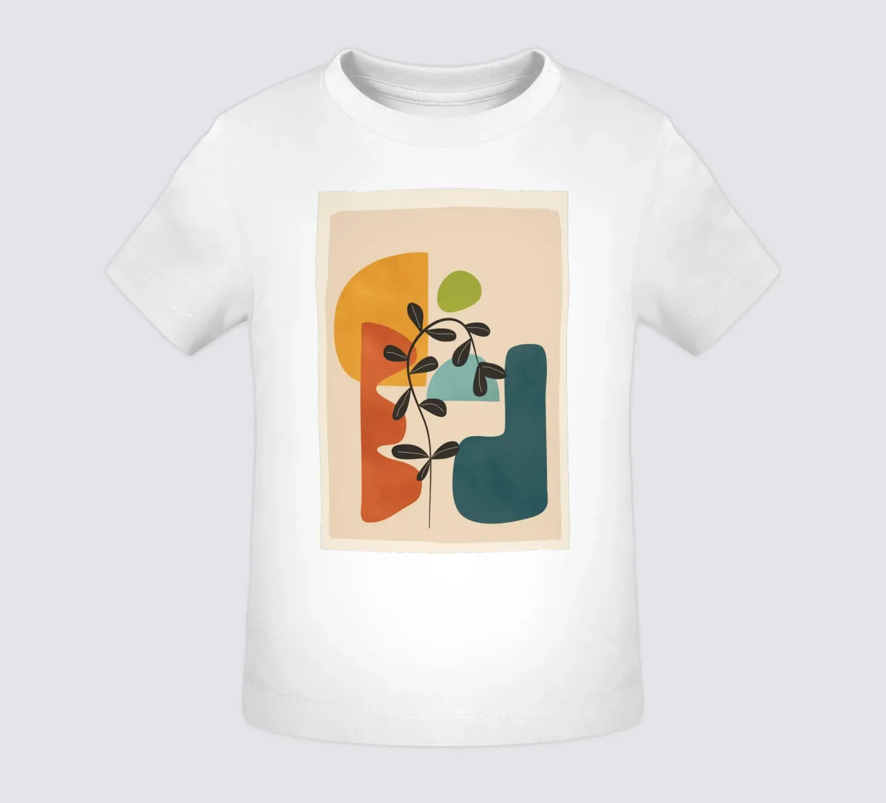 Minimal Balance – Abstract Forms II Baby T-Shirt von Nadjaa