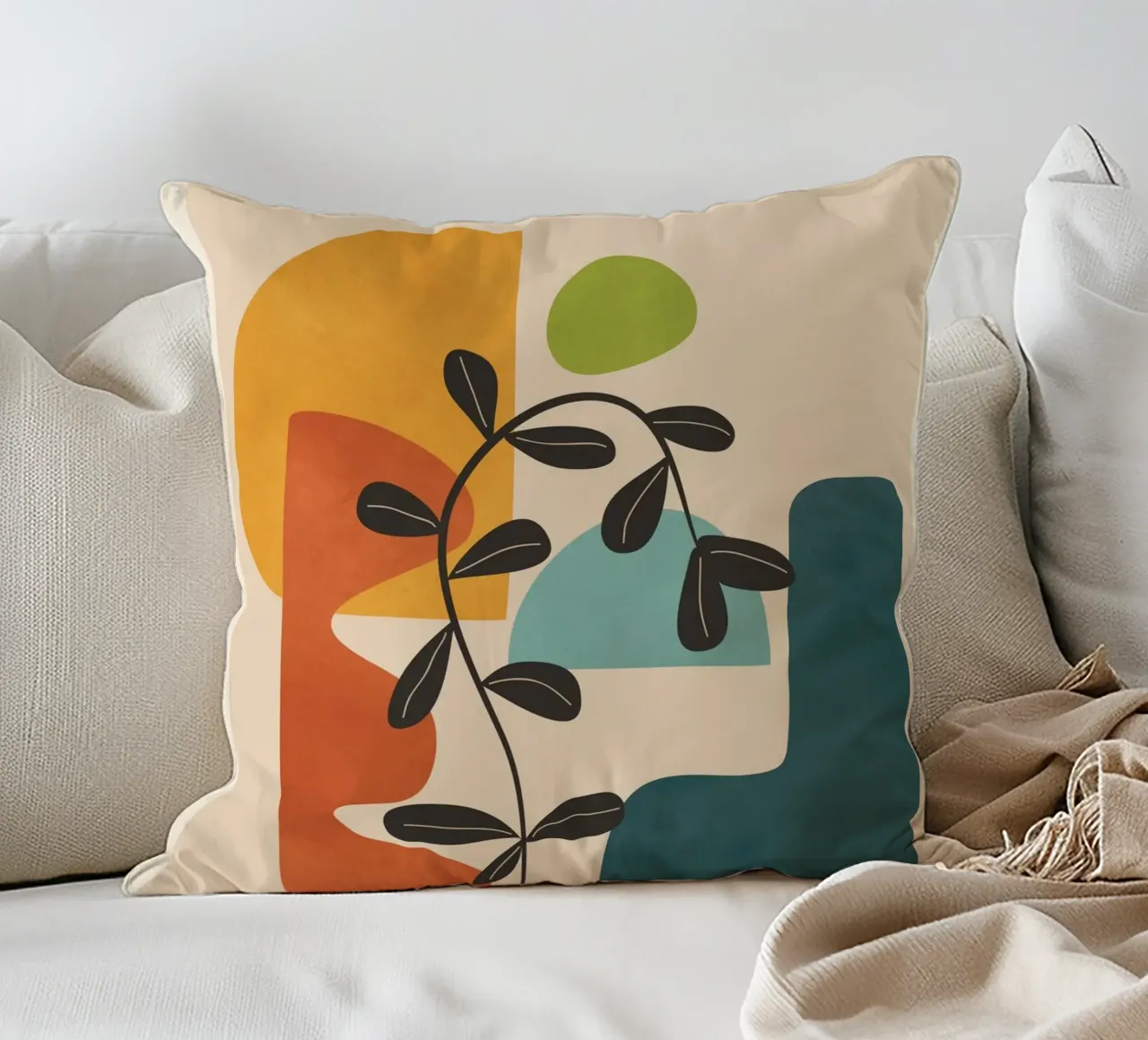 Minimal Balance – Abstract Forms II kussen van Nadjaa