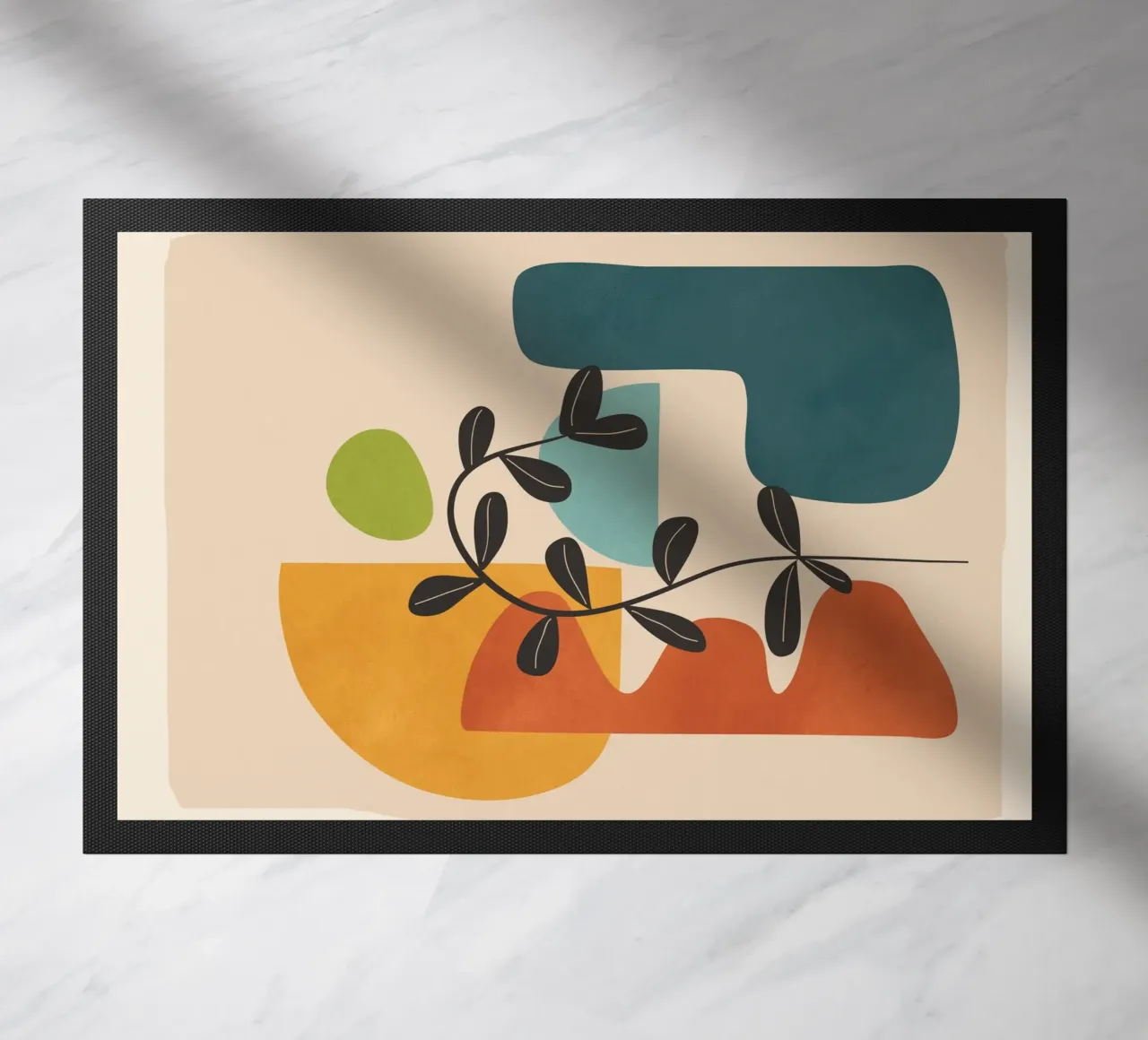 Minimal Balance – Abstract Forms II paillasson de Nadjaa